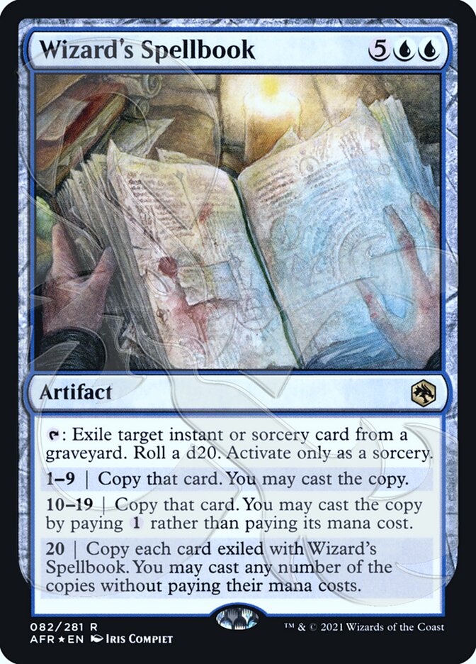 Wizard's Spellbook (Ampersand Promo) [Dungeons & Dragons: Adventures in the Forgotten Realms Promos] | Black Swamp Games