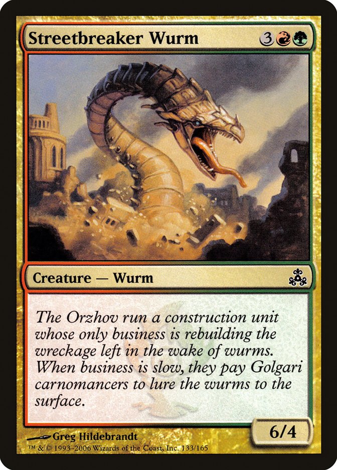 Streetbreaker Wurm [Guildpact] | Black Swamp Games