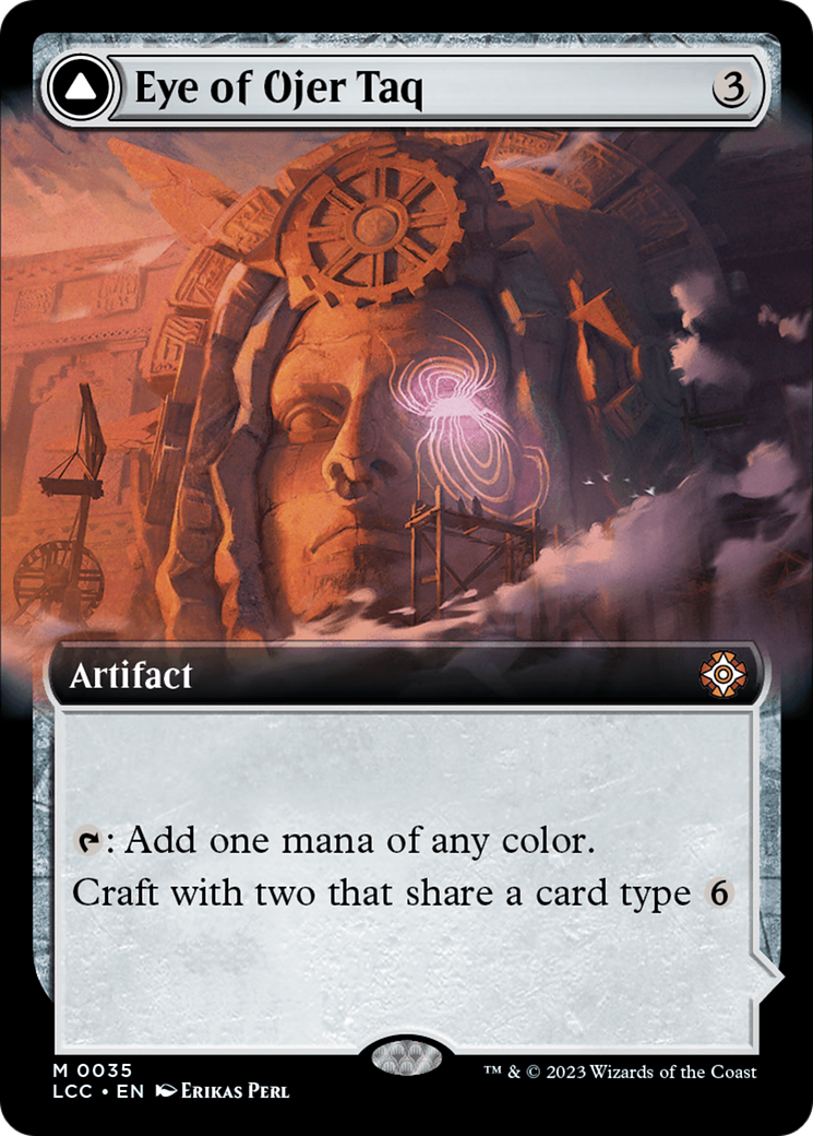 Eye of Ojer Taq // Apex Observatory (Extended Art) [The Lost Caverns of Ixalan Commander] | Black Swamp Games