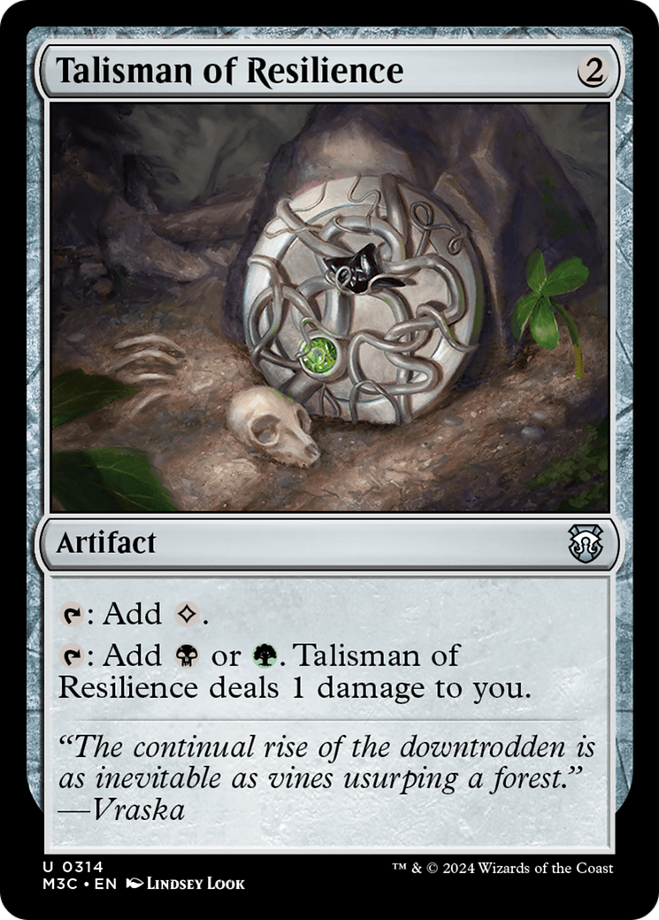 Talisman of Resilience (Ripple Foil) [Modern Horizons 3 Commander] | Black Swamp Games