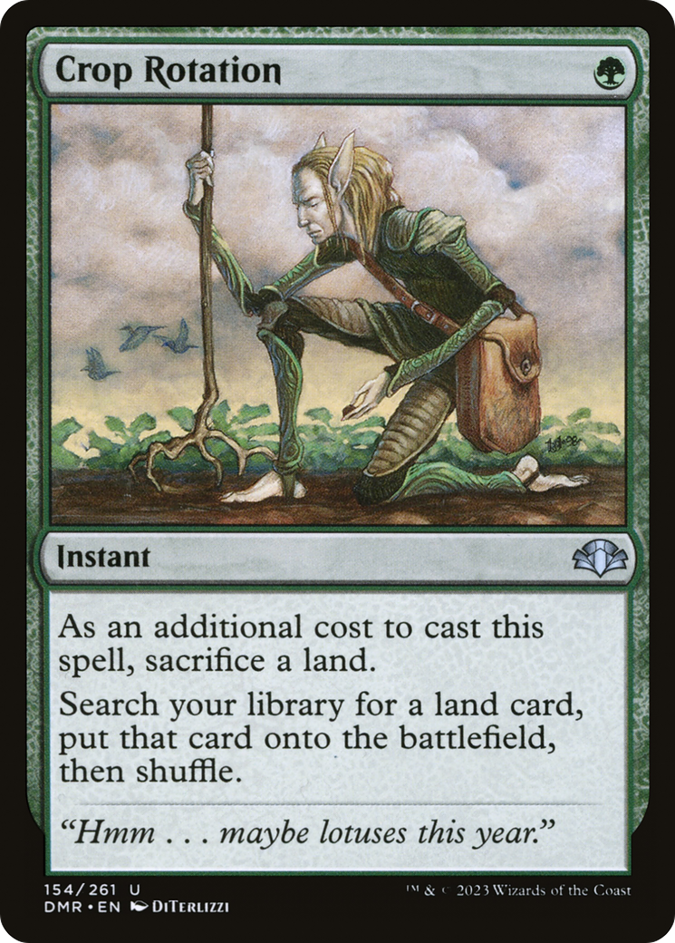 Crop Rotation [Dominaria Remastered] | Black Swamp Games