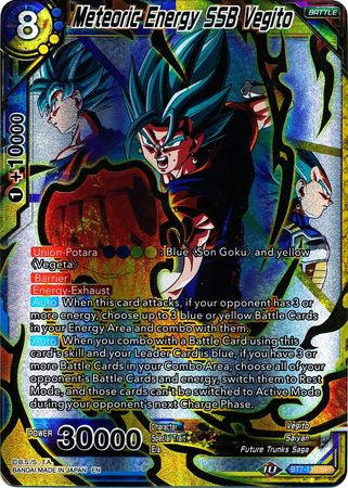 Meteoric Energy SSB Vegito (SPR) (BT7-118) [Assault of the Saiyans] | Black Swamp Games