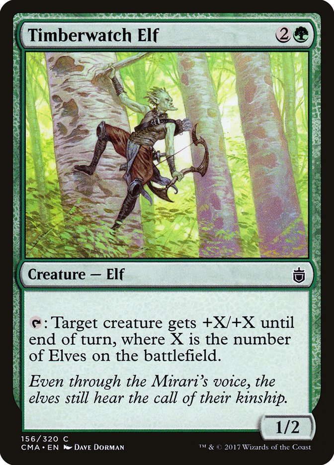 Timberwatch Elf [Commander Anthology] | Black Swamp Games