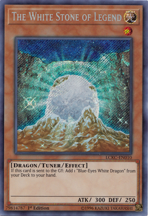 The White Stone of Legend [LCKC-EN010] Secret Rare | Black Swamp Games