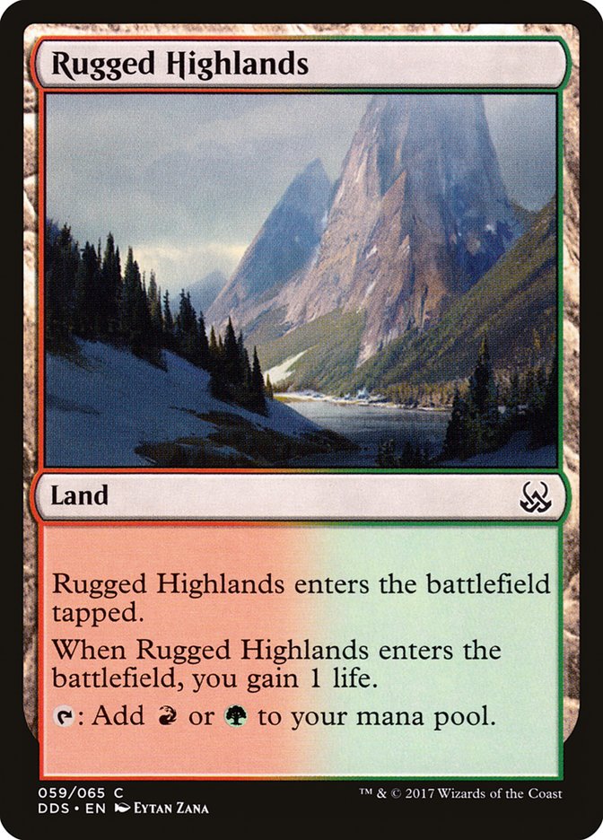 Rugged Highlands [Duel Decks: Mind vs. Might] | Black Swamp Games