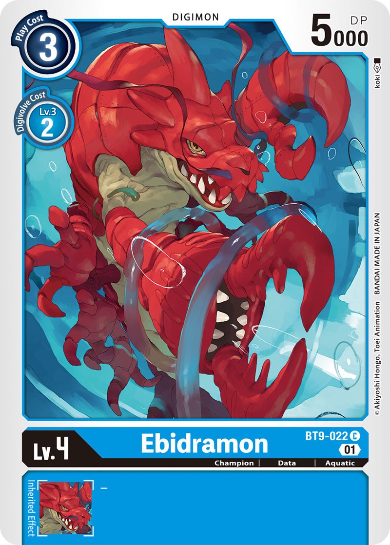 Ebidramon [BT9-022] [X Record] | Black Swamp Games