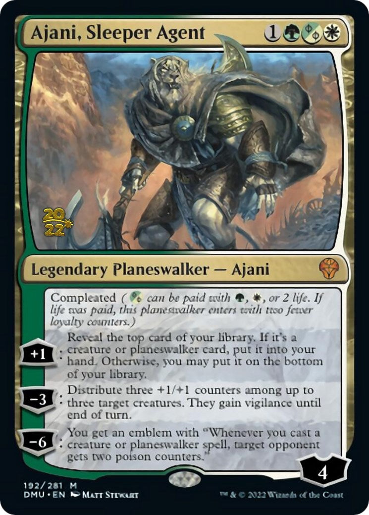 Ajani, Sleeper Agent [Dominaria United Prerelease Promos] | Black Swamp Games