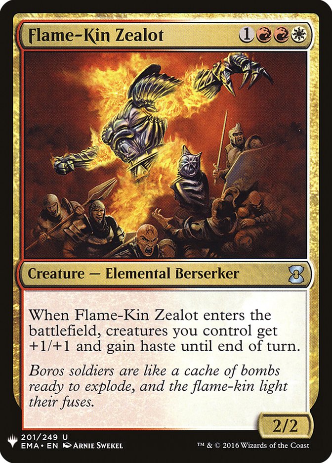 Flame-Kin Zealot [Mystery Booster] | Black Swamp Games