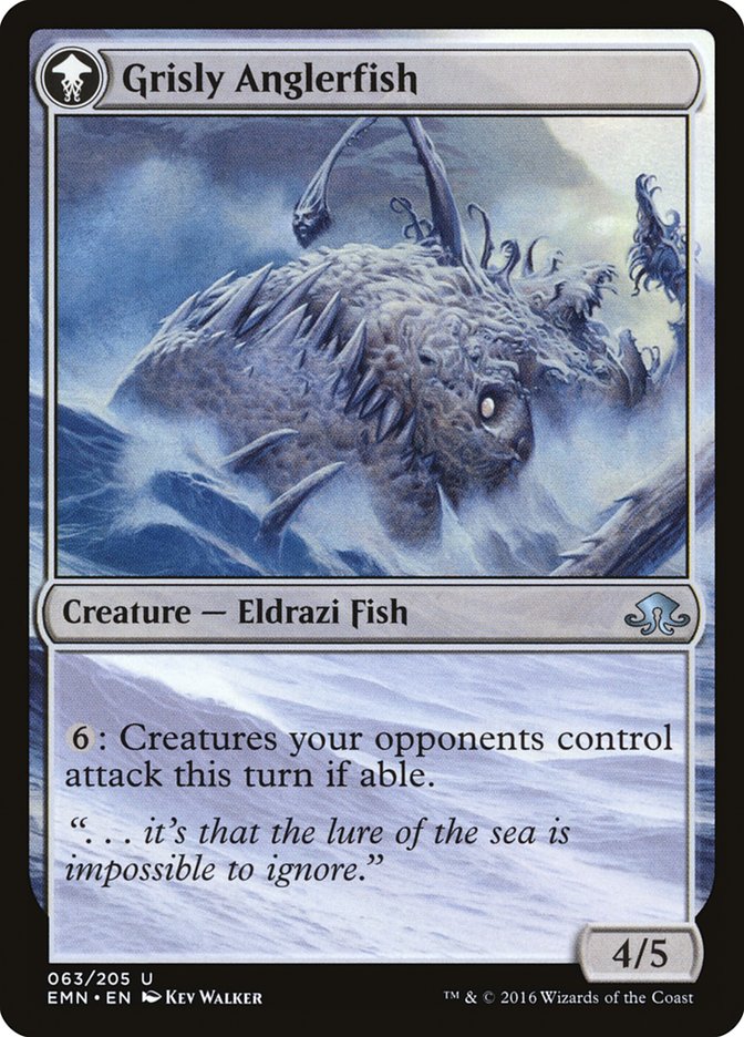 Grizzled Angler // Grisly Anglerfish [Eldritch Moon] | Black Swamp Games