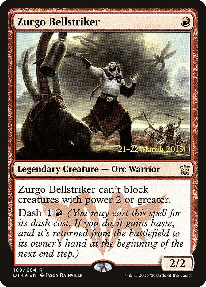 Zurgo Bellstriker [Dragons of Tarkir Prerelease Promos] | Black Swamp Games