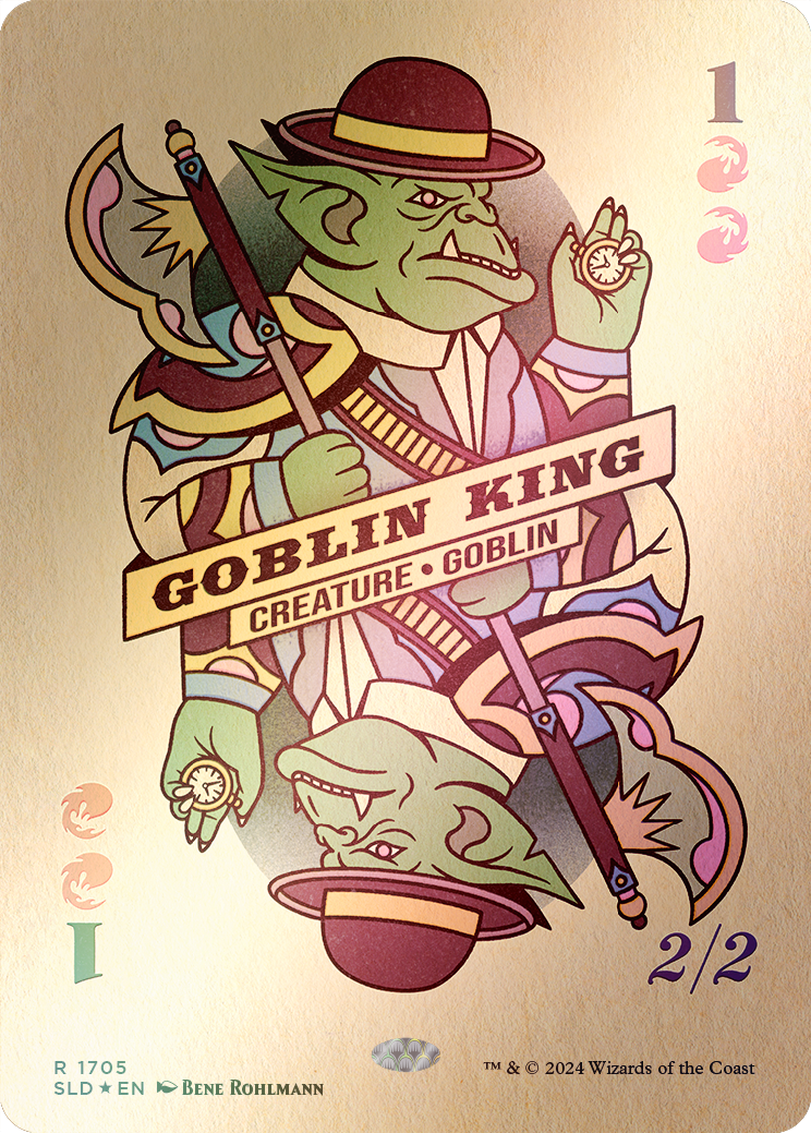 Goblin King (1705) (Rainbow Foil) [Secret Lair Drop Series] | Black Swamp Games