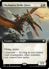 Skyhunter Strike Force (Extended Art) [Phyrexia: All Will Be One Commander] | Black Swamp Games