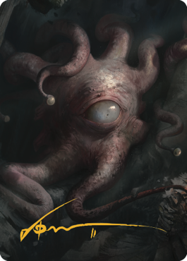 Consuming Aberration Art Card (Gold-Stamped Signature) [Commander Legends: Battle for Baldur's Gate Art Series] | Black Swamp Games
