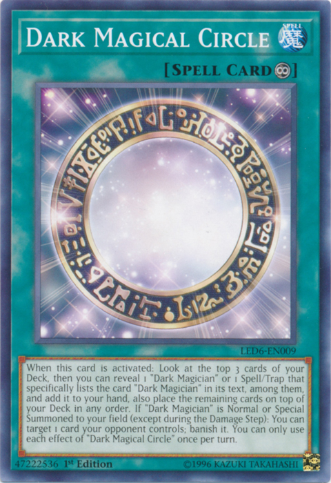 Dark Magical Circle [LED6-EN009] Common | Black Swamp Games