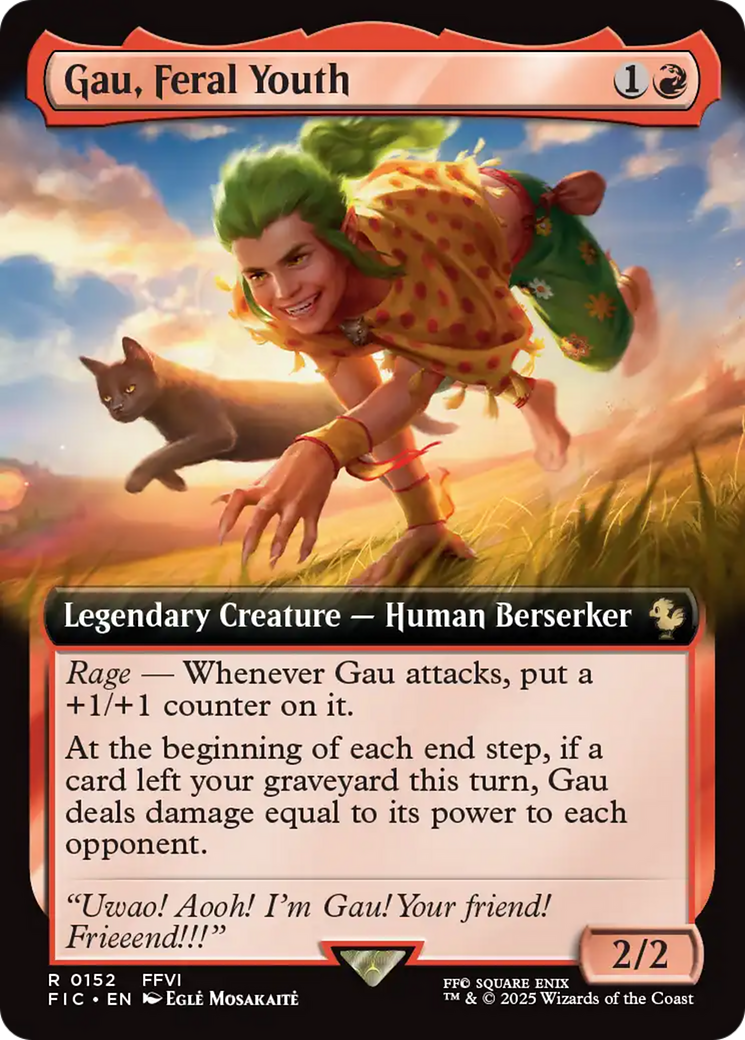 Gau, Feral Youth (Extended Art) [FINAL FANTASY Commander] | Black Swamp Games