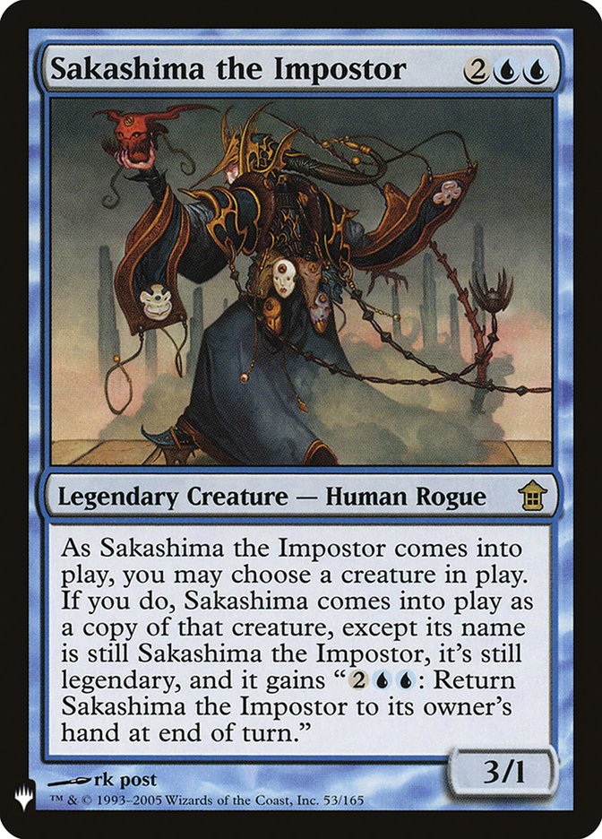 Sakashima the Impostor [Mystery Booster] | Black Swamp Games