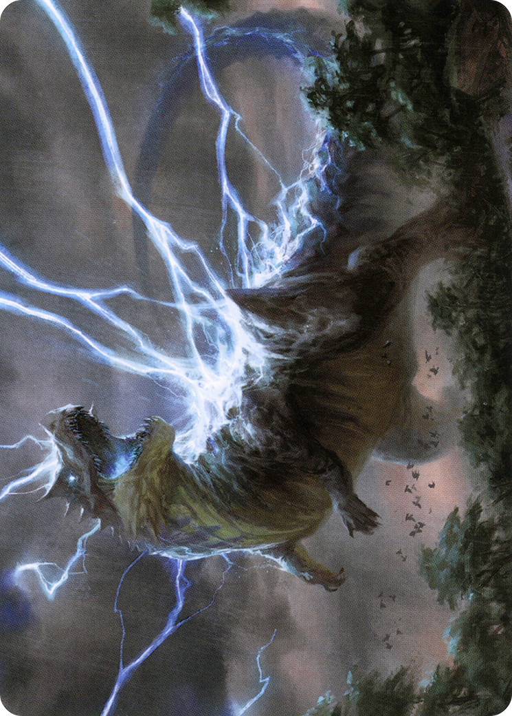 Thrasta, Tempest's Roar Art Card (41) [Modern Horizons 2 Art Series] | Black Swamp Games