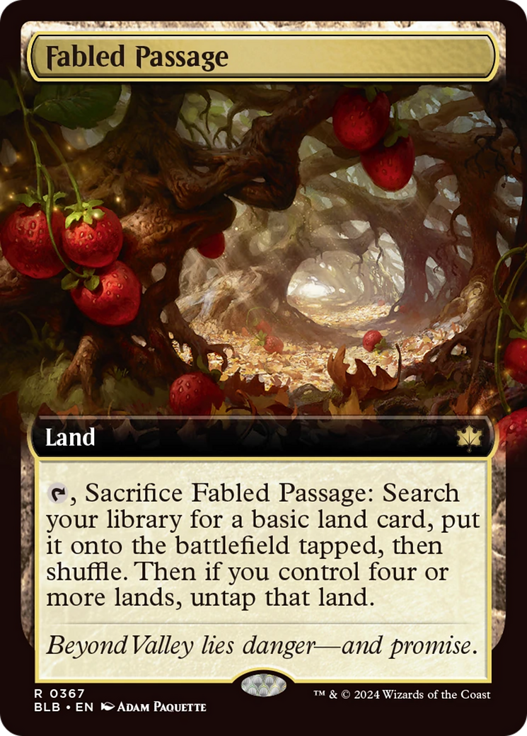 Fabled Passage (Extended Art) [Bloomburrow] | Black Swamp Games