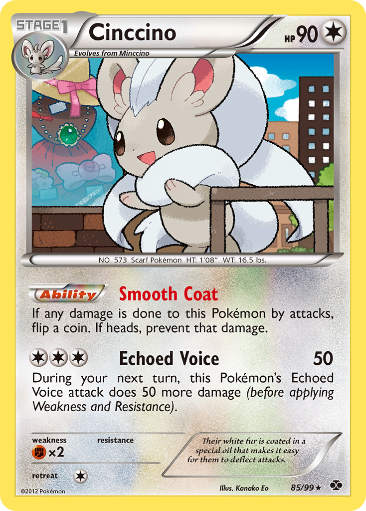 Cinccino (85/99) [Black & White: Next Destinies] | Black Swamp Games
