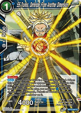 SS Trunks, Defender From Another Dimension (Common) (BT13-057) [Supreme Rivalry] | Black Swamp Games