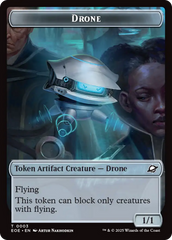 Robot // Drone Double-Sided Token [Edge of Eternities Tokens] | Black Swamp Games