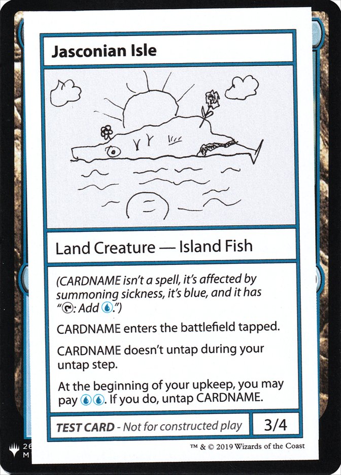 Jasconian Isle [Mystery Booster Playtest Cards] | Black Swamp Games