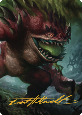 Hezrou Art Card (Gold-Stamped Signature) [Commander Legends: Battle for Baldur's Gate Art Series] | Black Swamp Games