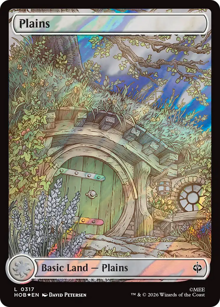 Plains (0317) (Surge Foil) [The Hobbit] | Black Swamp Games
