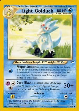 Light Golduck (47/105) [Neo Destiny Unlimited] | Black Swamp Games