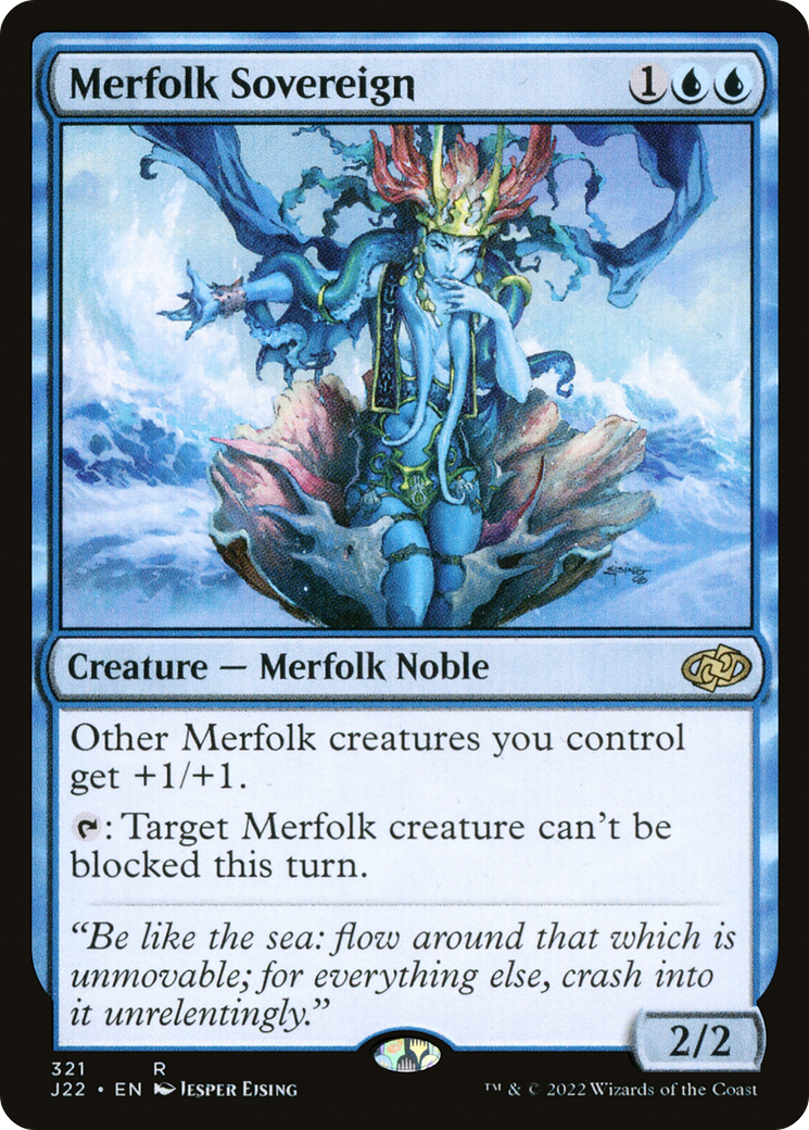 Merfolk Sovereign [Jumpstart 2022] | Black Swamp Games