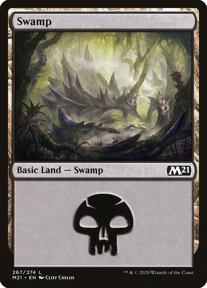 Swamp (267) [Core Set 2021] | Black Swamp Games