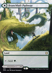 Branchloft Pathway // Boulderloft Pathway (Borderless Alternate Art) [Zendikar Rising] | Black Swamp Games