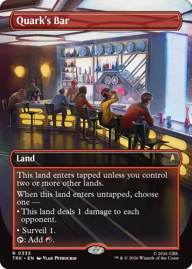 Quark's Bar (Borderless) (0335) [Star Trek] | Black Swamp Games