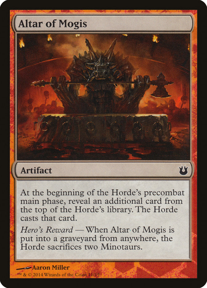 Altar of Mogis [Born of the Gods Battle the Horde] | Black Swamp Games