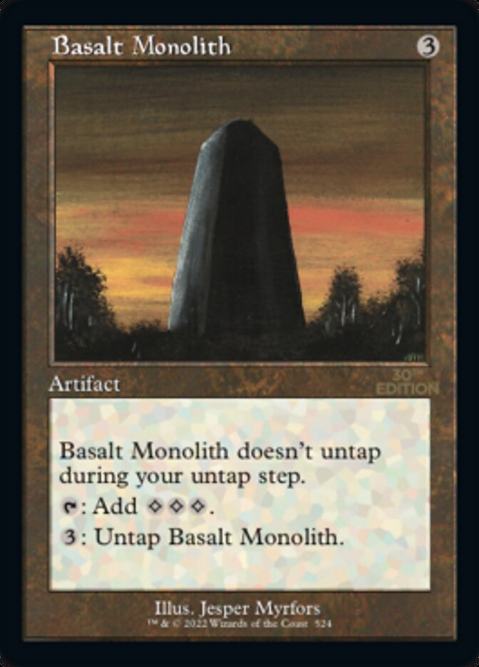 Basalt Monolith (Retro) [30th Anniversary Edition] | Black Swamp Games