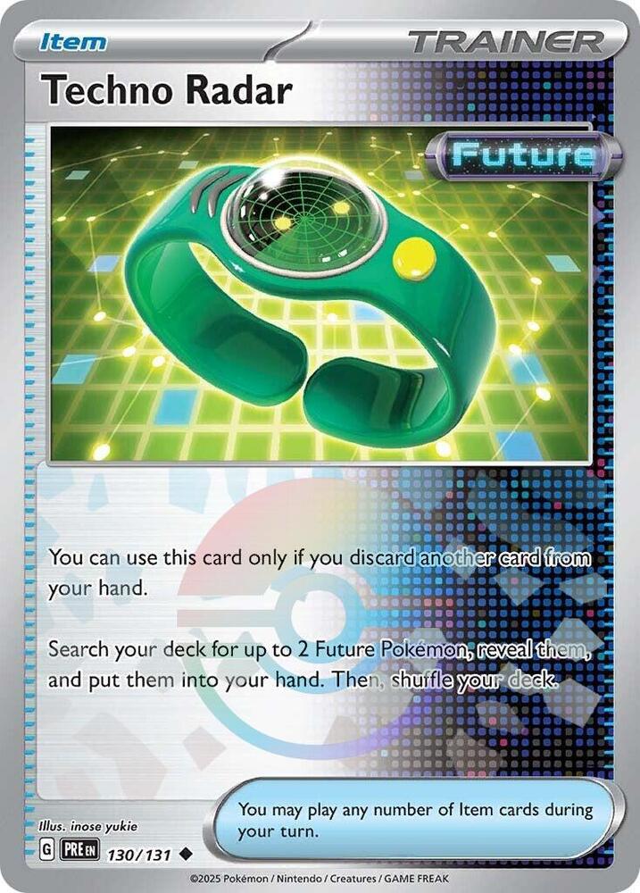 Techno Radar (130/131) (Poke Ball Pattern) [Scarlet & Violet: Prismatic Evolutions] | Black Swamp Games