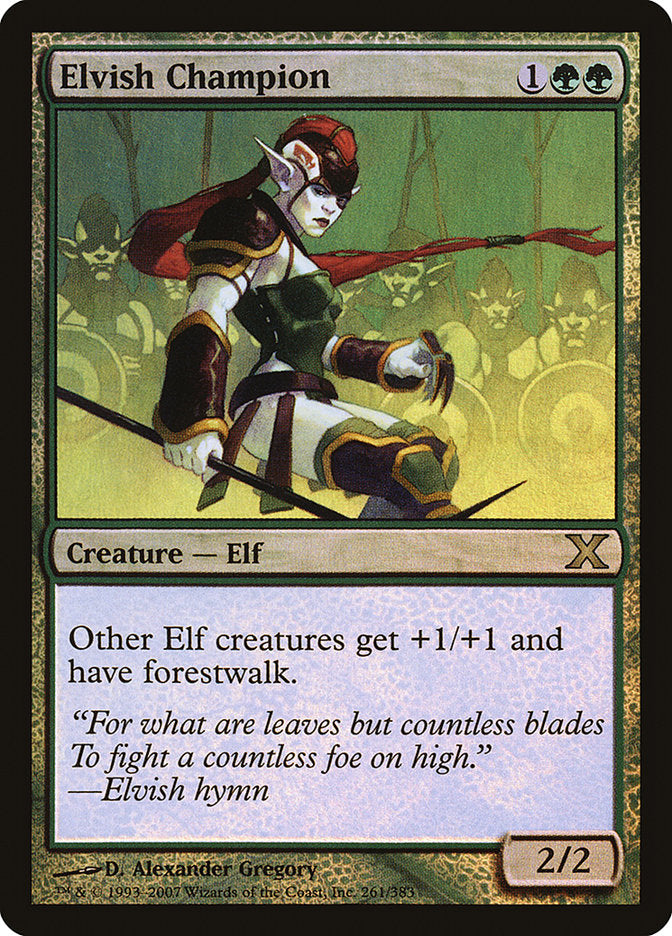 Elvish Champion (Premium Foil) [Tenth Edition] | Black Swamp Games