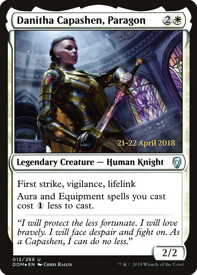 Danitha Capashen, Paragon [Dominaria Prerelease Promos] | Black Swamp Games