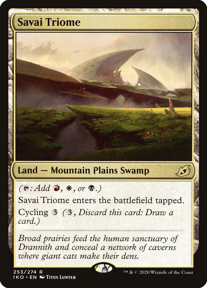 Savai Triome [Ikoria: Lair of Behemoths] | Black Swamp Games