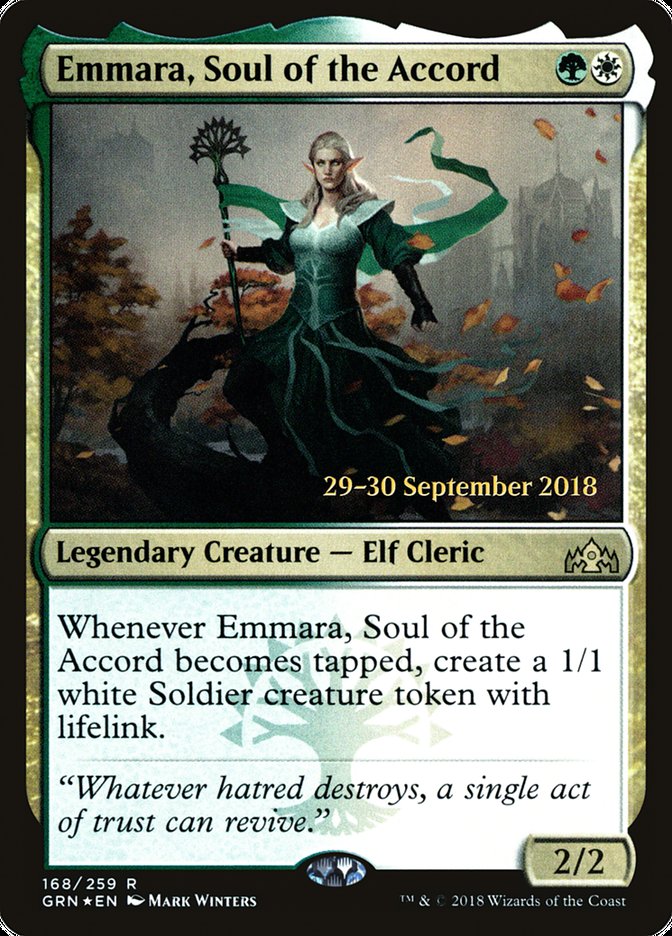 Emmara, Soul of the Accord [Guilds of Ravnica Prerelease Promos] | Black Swamp Games
