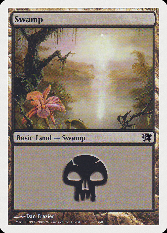 Swamp (341) [Ninth Edition] | Black Swamp Games