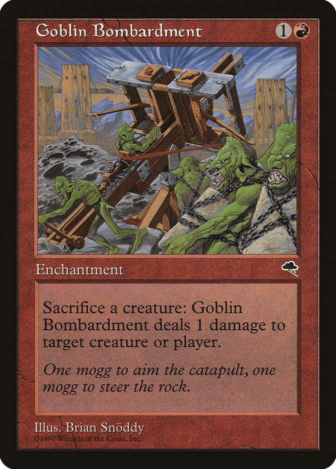 Goblin Bombardment [Tempest] | Black Swamp Games