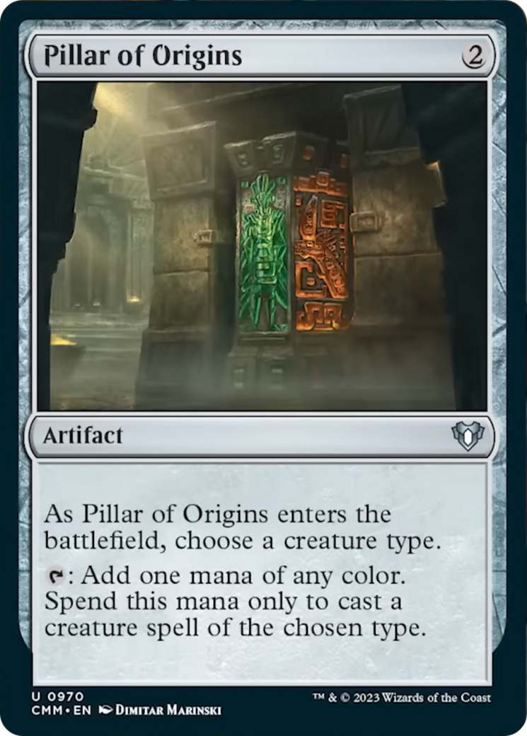 Pillar of Origins [Commander Masters] | Black Swamp Games