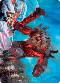 Quakebringer Art Card (Gold-Stamped Signature) [Kaldheim Art Series] | Black Swamp Games