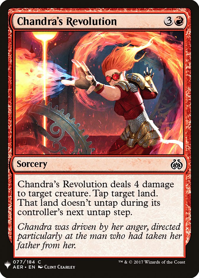 Chandra's Revolution [Mystery Booster] | Black Swamp Games