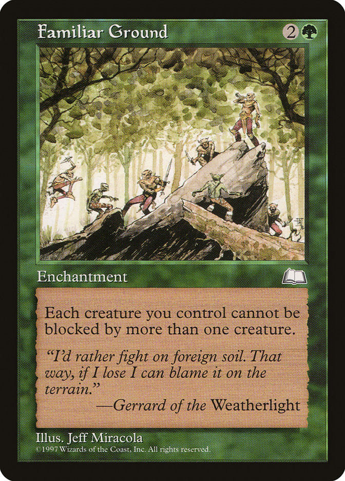 Familiar Ground [Weatherlight] | Black Swamp Games