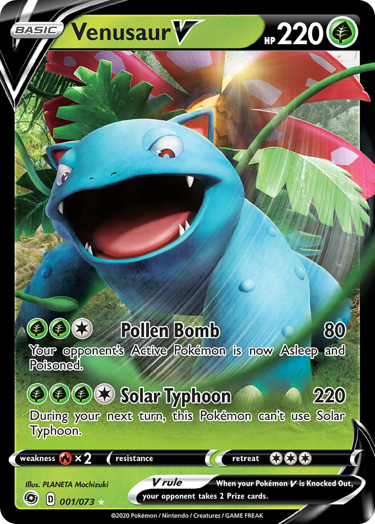 Venusaur V (001/073) [Sword & Shield: Champion's Path] | Black Swamp Games