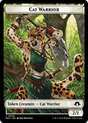 Phyrexian Germ // Cat Warrior Double-Sided Token [Modern Horizons 3 Tokens] | Black Swamp Games