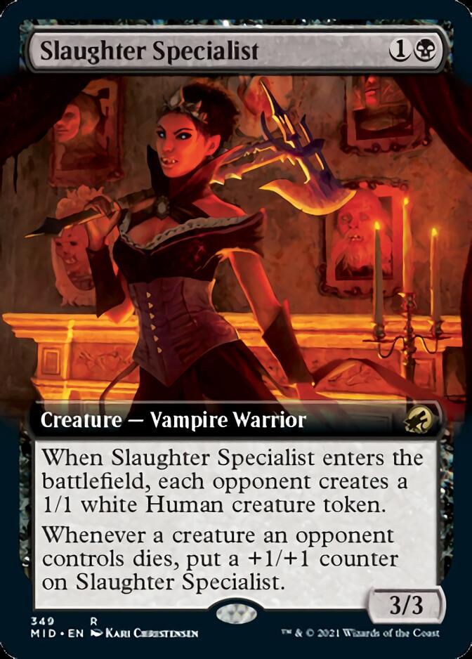 Slaughter Specialist (Extended Art) [Innistrad: Midnight Hunt] | Black Swamp Games
