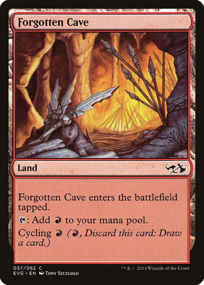 Forgotten Cave (Elves vs. Goblins) [Duel Decks Anthology] | Black Swamp Games